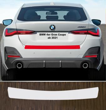 Lackschutzfolie Ladekantenschutz transparent 150 µm für BMW 4er Gran Coupe ab 11/2021